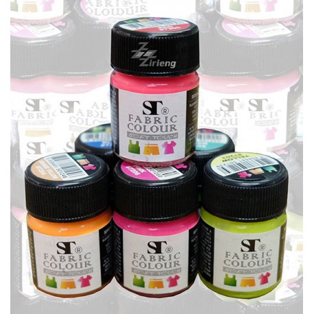 สีเพ้นท์ผ้า ST 15ml. Series 2 Fluorescent