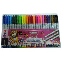 ชุด สีเมจิก / ปากกาสีน้ำ ตรา Master art Water Colour Pens 24 สี