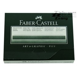เครยอง แท่งเหลี่ยม สีขาว ตรา Faber Castell Pitt Soft Chalks
