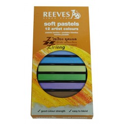 ชุดสีพาสเทล 12 สี Reeves Soft Pastels