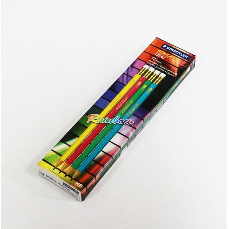 ดินสอไม้ HB ตรา Steadtler (12ด้าม) Norica Rainbow