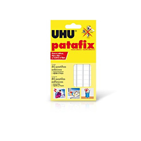 UHU กาวดินน้ำมัน สีเหลือง Patafix
